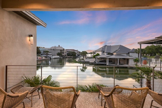 116 Wennmohs Pl, Horseshoe Bay, TX 78657 - balcony with a water view and a residential view