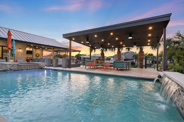 116 Wennmohs Pl, Horseshoe Bay, TX 78657 - view of pool with a patio area and a pool with connected hot tub