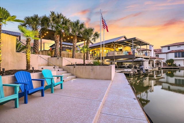 116 Wennmohs Pl, Horseshoe Bay, TX 78657 - dock area featuring a water view