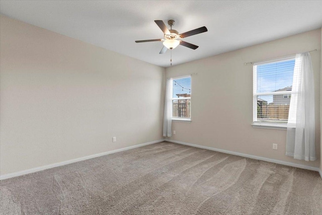 321 Freedom Park Ave, Liberty Hill, TX 78642 - unfurnished room with ceiling fan, carpet flooring, and baseboards