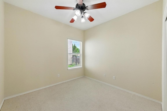 9403 Brandts Wood St, Austin, TX 78744 - carpeted empty room featuring baseboards and ceiling fan