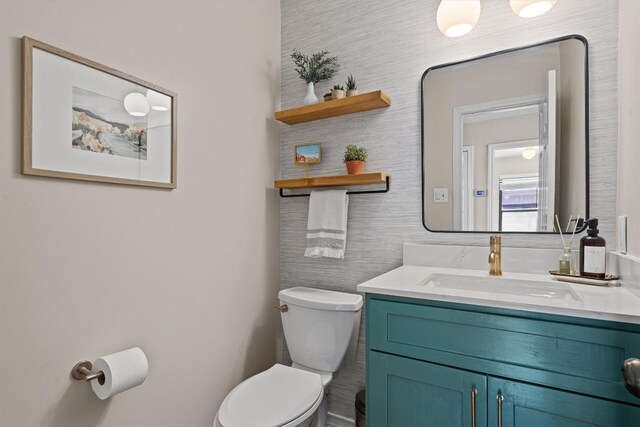 5503 Courtyard Dr, Austin, TX 78731 - bathroom featuring toilet and vanity