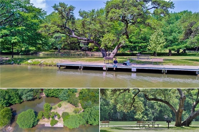 5503 Courtyard Dr, Austin, TX 78731 - dock with a water view