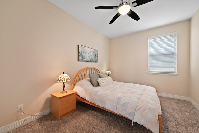 6321 Llano Stage Trl, Austin, TX 78738 - bedroom featuring carpet, baseboards, and ceiling fan