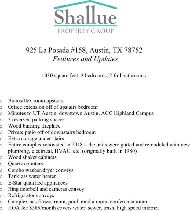 935 La Posada Dr Unit 158, Austin, TX 78752 - view of miscellaneous property collateral
