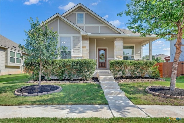 512 Canadian Springs Dr, Leander, TX 78641 - view of front facade with stone siding