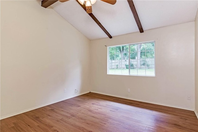 7309 Whispering Oaks Dr, Austin, TX 78745 - spare room with wood finished floors and ceiling fan