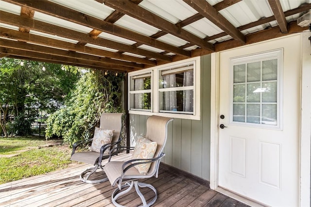 106 Apache Trl, Kingsland, TX 78639 - view of deck