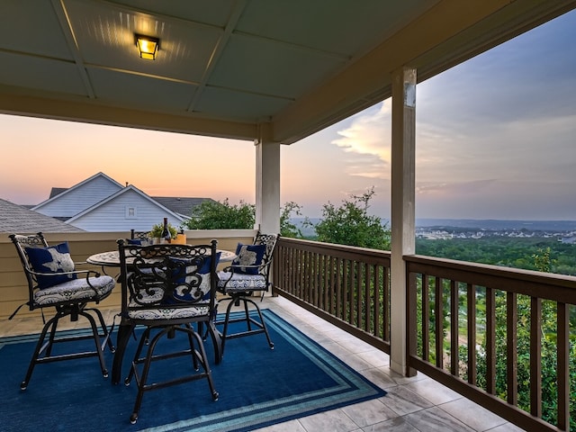 240 Townes Ct, Dripping Springs, TX 78620 - wooden terrace with outdoor dining area