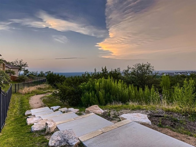 240 Townes Ct, Dripping Springs, TX 78620 - view of yard with a patio