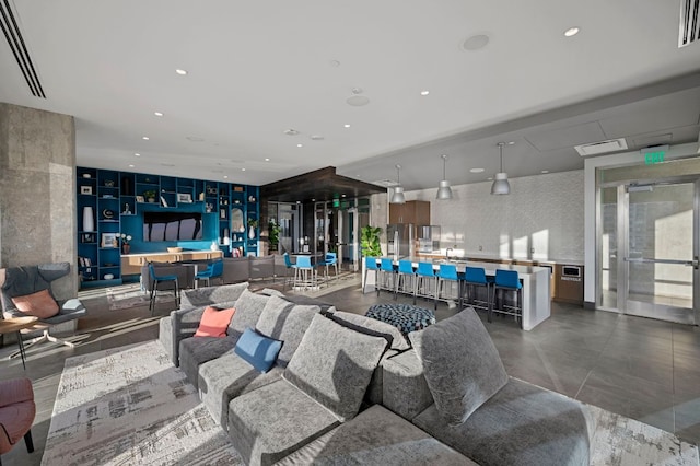 222 W Ave Unit 1908, Austin, TX 78701 - lobby featuring recessed lighting