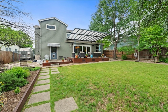 1704 W 34th St, Austin, TX 78703 - rear view of house with a deck