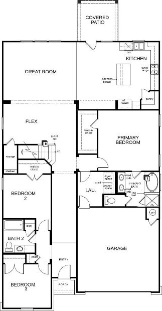 8014 Tranquil Glade Trl, Austin, TX 78744 - floor plan / room layout