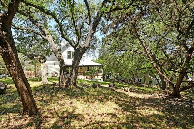 1502 Medio Calle, Austin, TX 78733 - view of yard