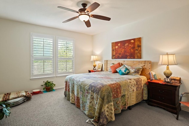 900 Lily Pad, Leander, TX 78641 - carpeted bedroom featuring ceiling fan and baseboards