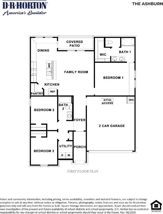 1309 Piedmont St, Temple, TX 76504 - floor plan / room layout