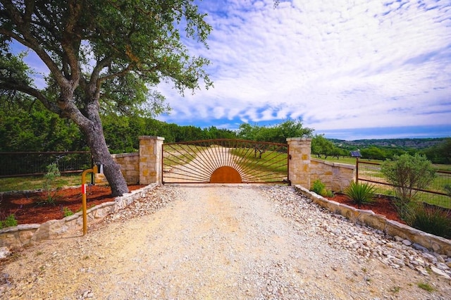 1231 Montell Rd, Wimberley, TX 78676 - view of gate