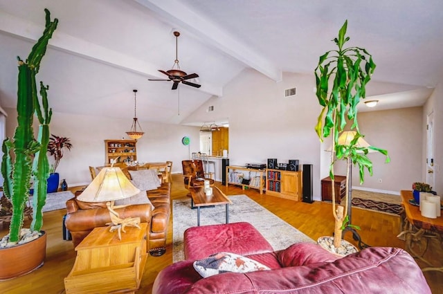 1231 Montell Rd, Wimberley, TX 78676 - living room with a ceiling fan and wood finished floors