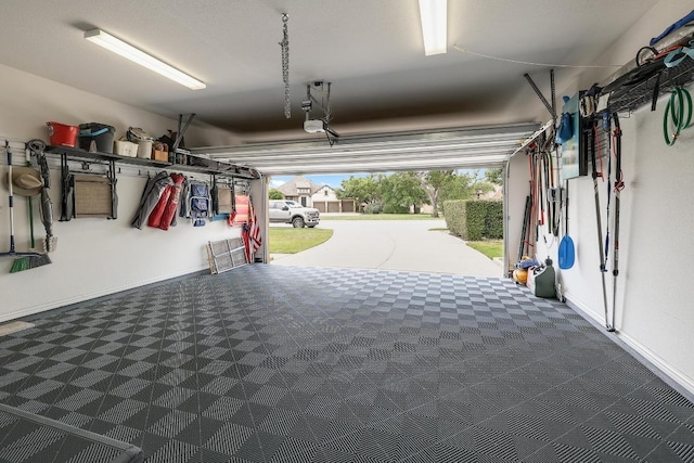22218 W Cape Travis Bnd, Lago Vista, TX 78645 - garage with baseboards