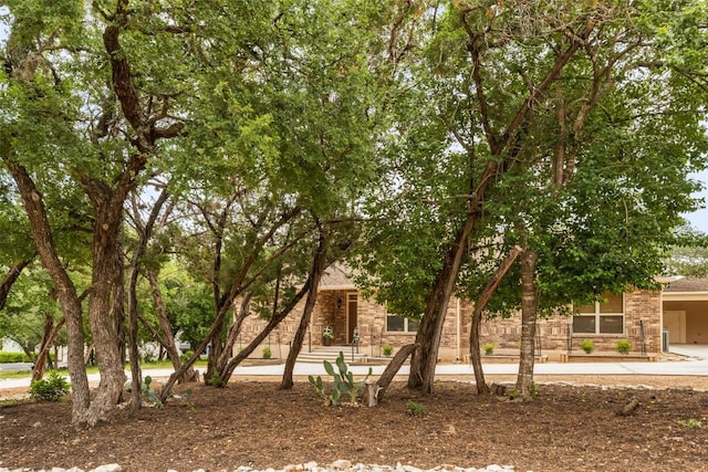 805 Willow Creek Cir, San Marcos, TX 78666 - view of front facade with brick siding