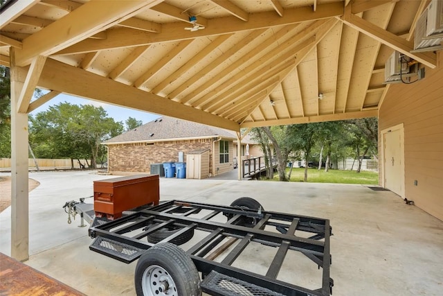 805 Willow Creek Cir, San Marcos, TX 78666 - view of patio / terrace featuring fence and cooling unit