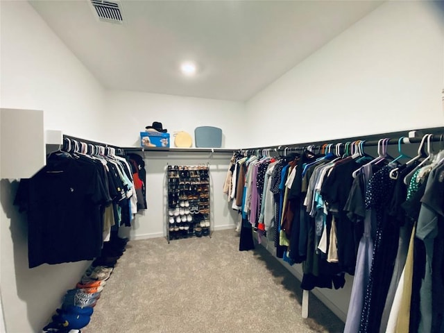 13908 Neskar Dr, Pflugerville, TX 78660 - walk in closet featuring carpet
