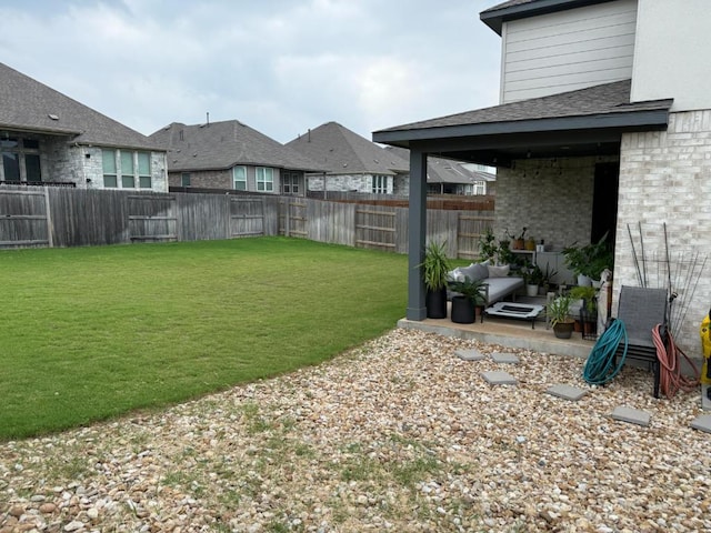 2404 Pack Iron Pass, Leander, TX 78641 - view of yard with a patio