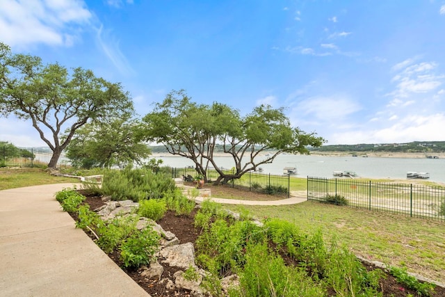 212 Lakefront Dr, Point Venture, TX 78645 - view of community with a water view