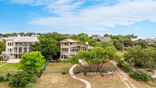 212 Lakefront Dr, Point Venture, TX 78645 - aerial view of property and surrounding area