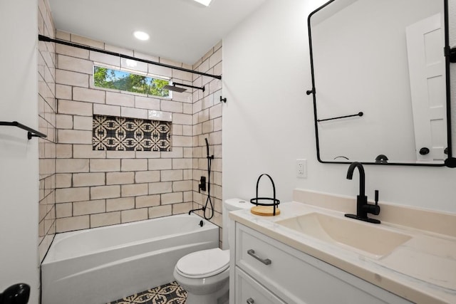 48 Chicon St, Austin, TX 78702 - full bathroom featuring vanity and shower / washtub combination