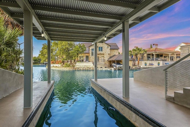 98 Wennmohs Pl, Horseshoe Bay, TX 78657 - dock area with a water view
