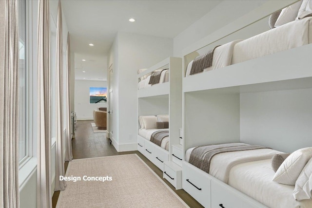 98 Wennmohs Pl, Horseshoe Bay, TX 78657 - bedroom featuring recessed lighting, wood finished floors, and baseboards