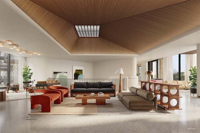 2121 S Congress Ave Unit 224, Austin, TX 78704 - community lobby with wooden ceiling