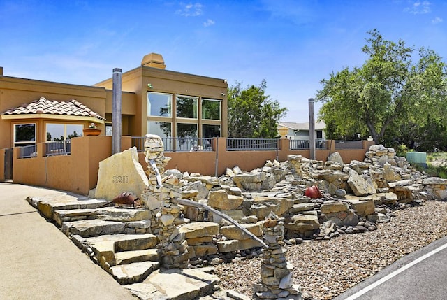 3211 Constitution Dr, Lago Vista, TX 78645 - view of front of property featuring stucco siding