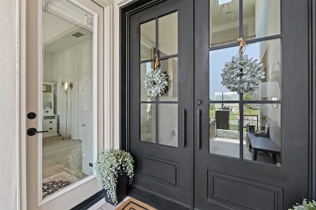 6901 Davenport Divide Rd, Austin, TX 78738 - entrance to property featuring french doors