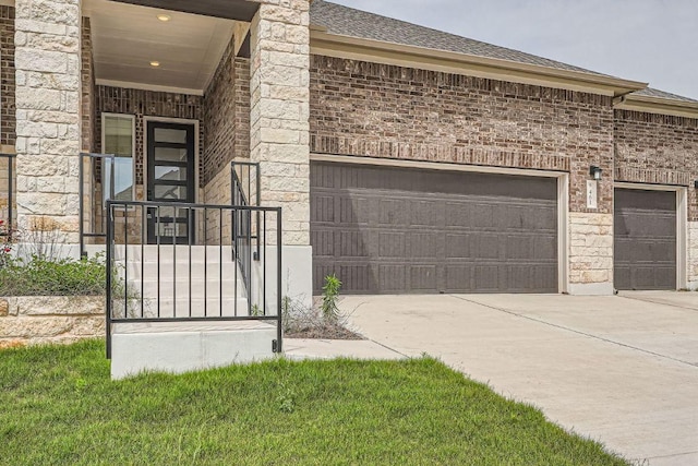 461 Constitution Way, Kyle, TX 78640 - view of front of home featuring an attached garage, driveway, and roof with shingles