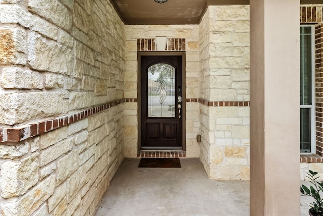 4404 Cierne Cv, Round Rock, TX 78681 - view of exterior entry featuring stone siding