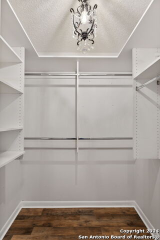 2918 Ranch Road 620th Rd N Unit C122, Austin, TX 78734 - walk in closet with dark wood-style flooring