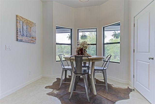 1215 Ridge Harbor Dr, Spicewood, TX 78669 - dining room with baseboards and carpet floors