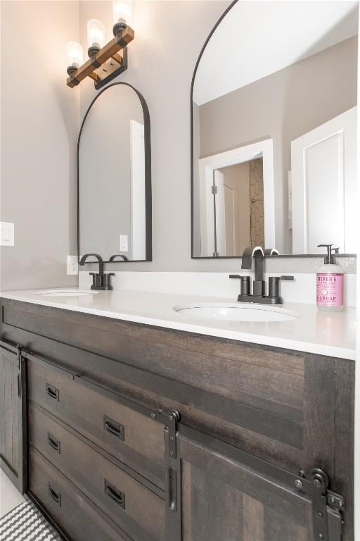 1215 Ridge Harbor Dr, Spicewood, TX 78669 - bathroom featuring double vanity