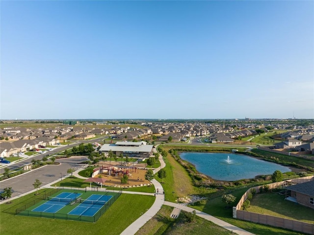 208 Shiner Ln, Georgetown, TX 78626 - aerial perspective of suburban area with a nearby body of water