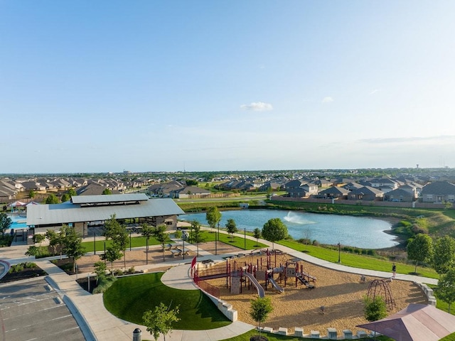 208 Shiner Ln, Georgetown, TX 78626 - aerial perspective of suburban area with a large body of water