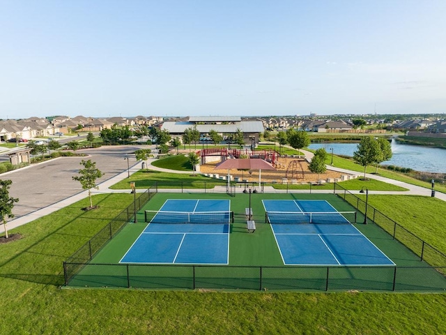 208 Shiner Ln, Georgetown, TX 78626 - aerial view of residential area with a large body of water