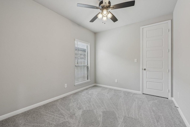 125 Bauer Loop, Liberty Hill, TX 78642 - carpeted spare room with a ceiling fan and baseboards