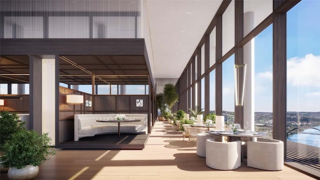 6507 Bridge Point Pkwy Lot 7, Austin, TX 78730 - building lobby with a wall of windows