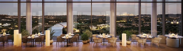6507 Bridge Point Pkwy Lot 7, Austin, TX 78730 - building lobby with a view of city lights