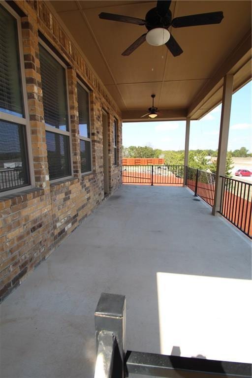 2204 Cabrillo Path, Leander, TX 78641 - view of patio featuring ceiling fan