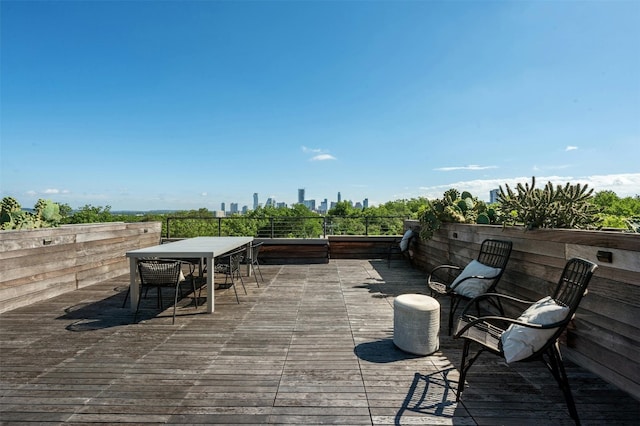 207 W Johanna Unit 108, Austin, TX 78704 - deck with outdoor dining area