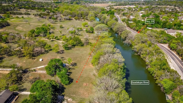 159 Baldwin Rd, Ingram, TX 78025 - aerial view of a large body of water