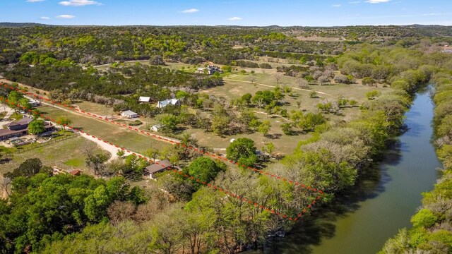 159 Baldwin Rd, Ingram, TX 78025 - view of property location featuring property boundaries highlighted and a large body of water